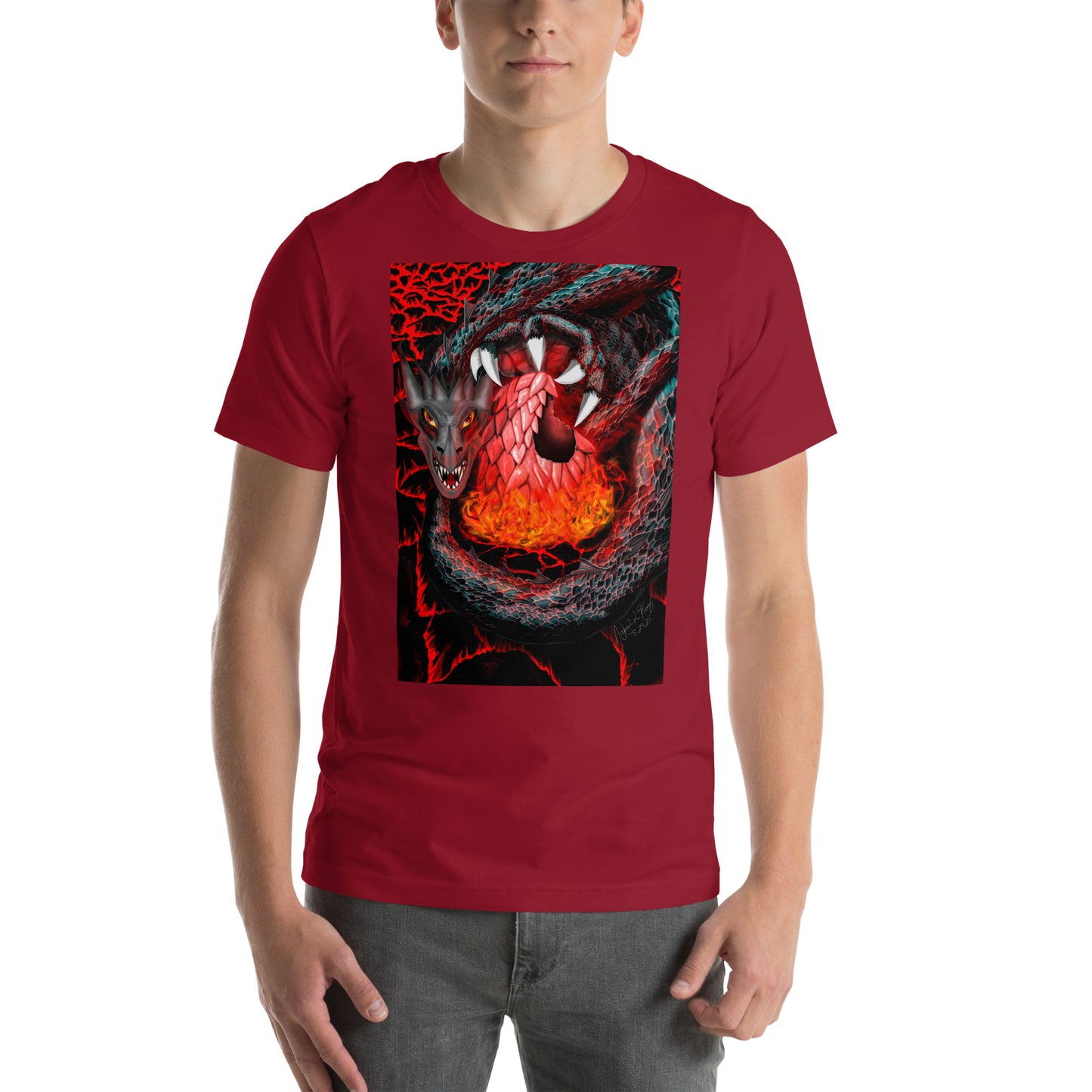 Black Dragon Hunting of Prey Unisex T-shirt