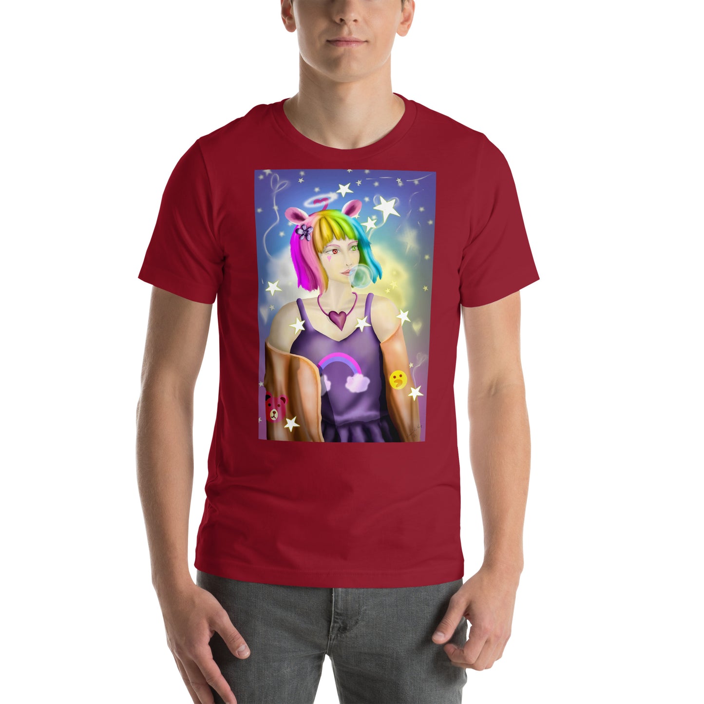 Bunny Bear Character Unisex t-shirt
