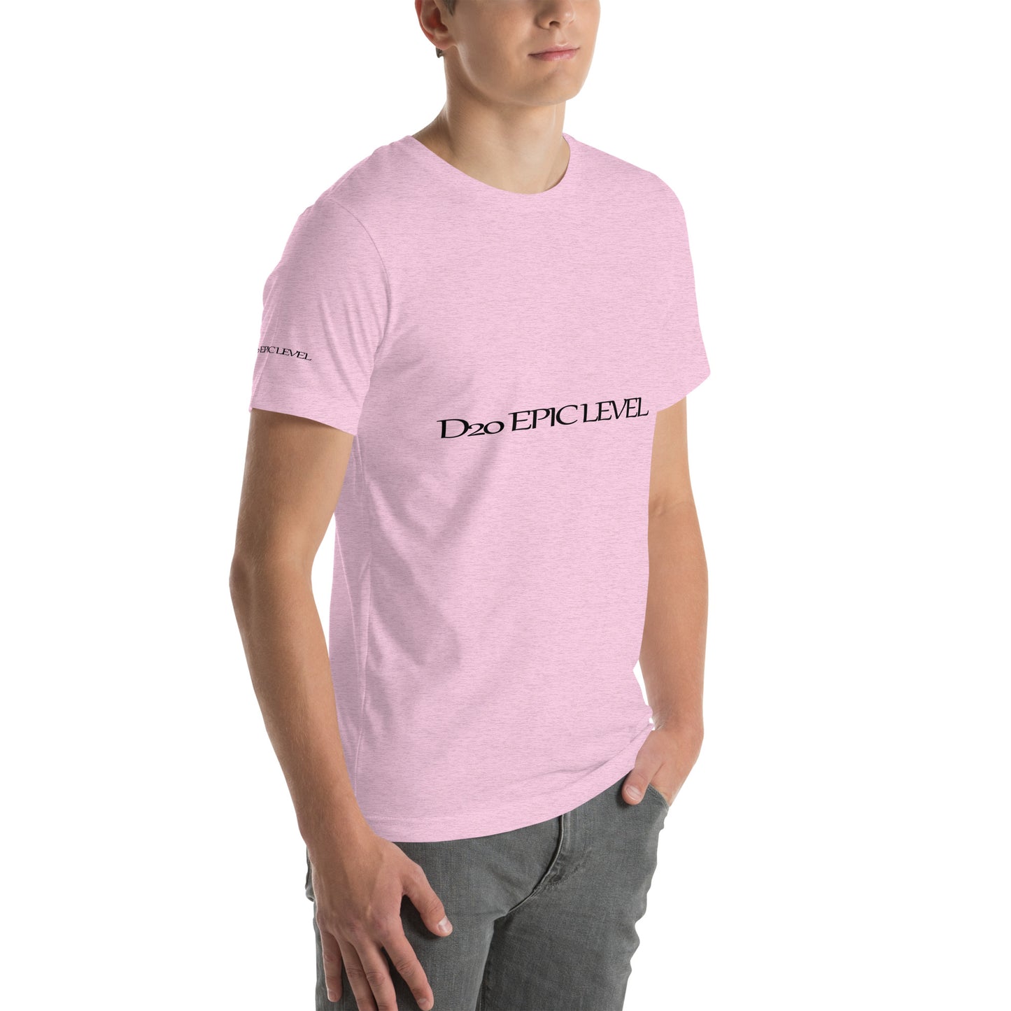 D20 Epic Level Logo Unisex T-shirt