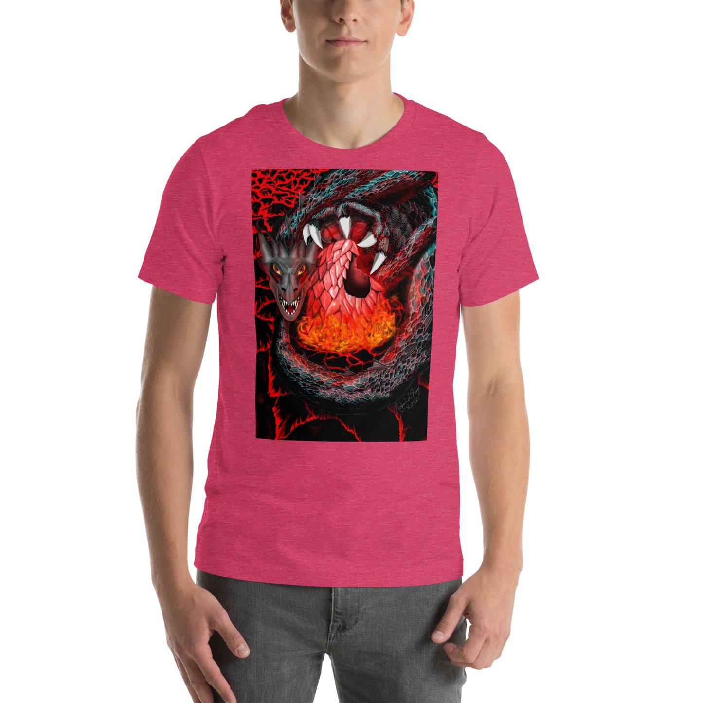Black Dragon Hunting of Prey Unisex T-shirt