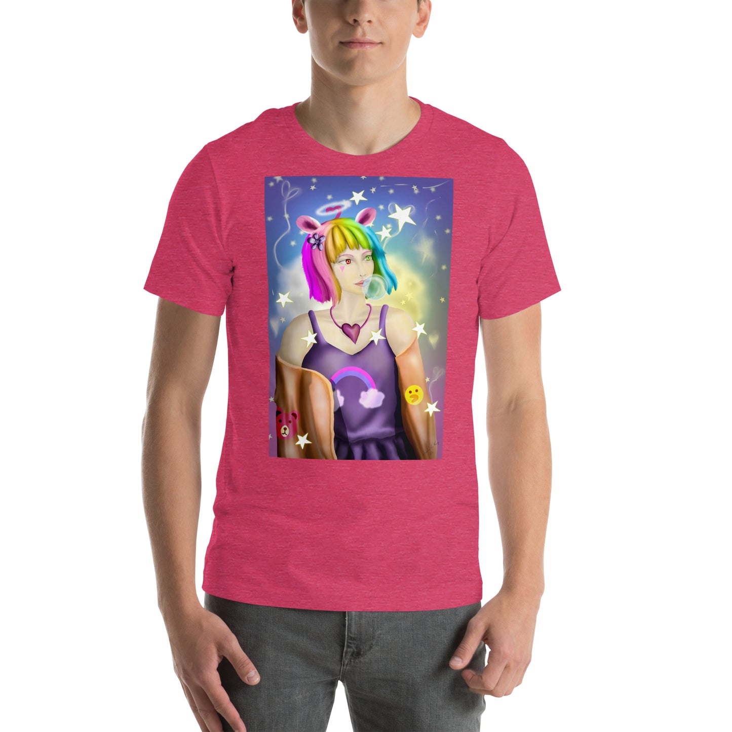 Bunny Bear Character Unisex t-shirt