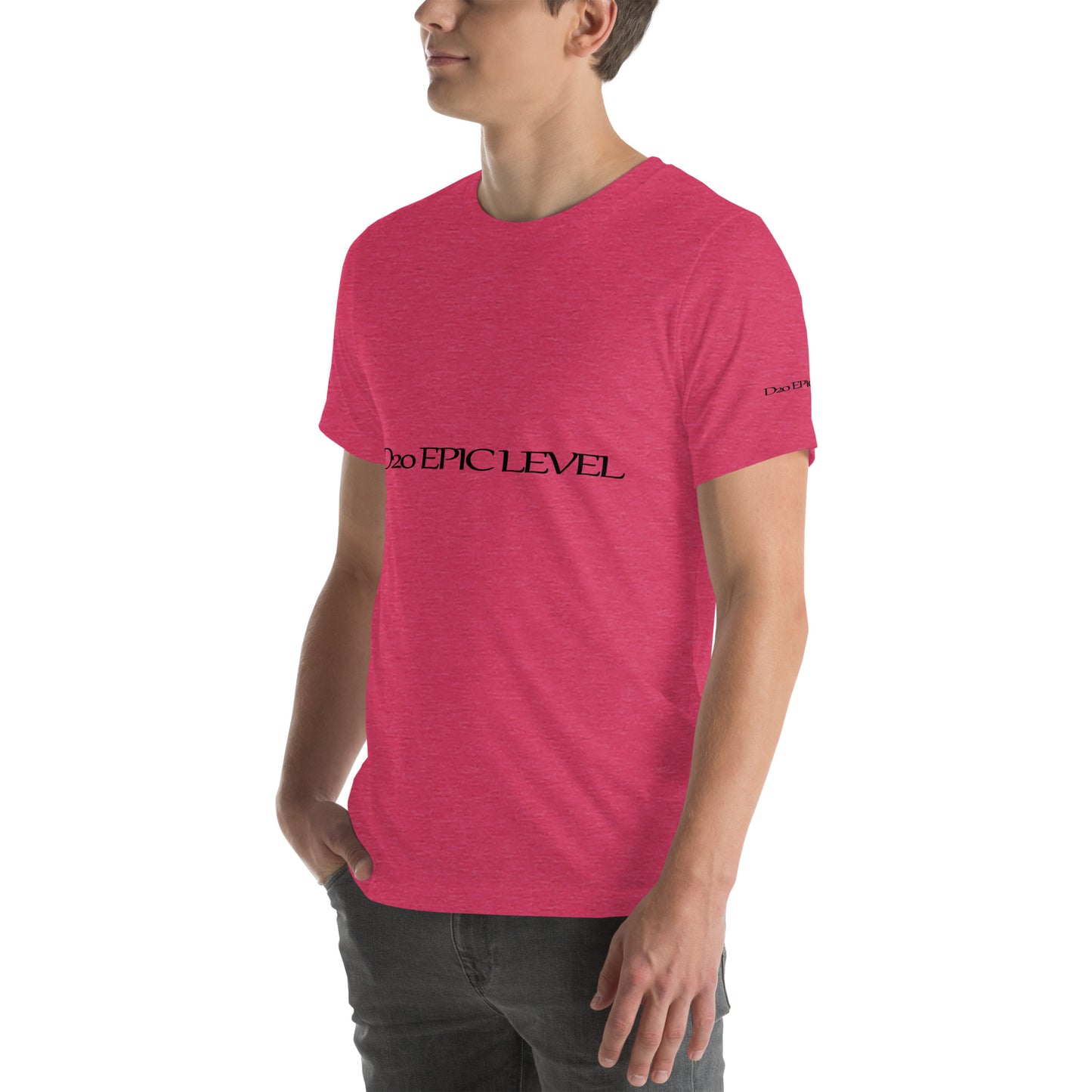 D20 Epic Level Logo Unisex T-shirt