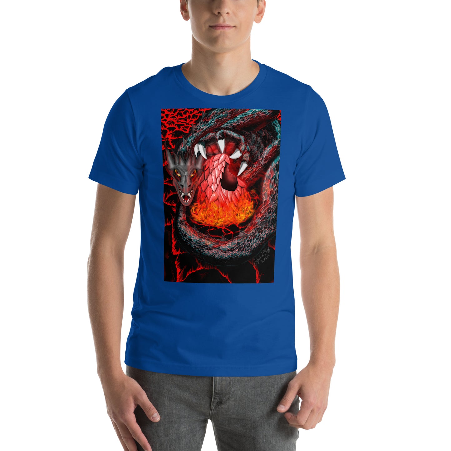 Black Dragon Hunting of Prey Unisex T-shirt