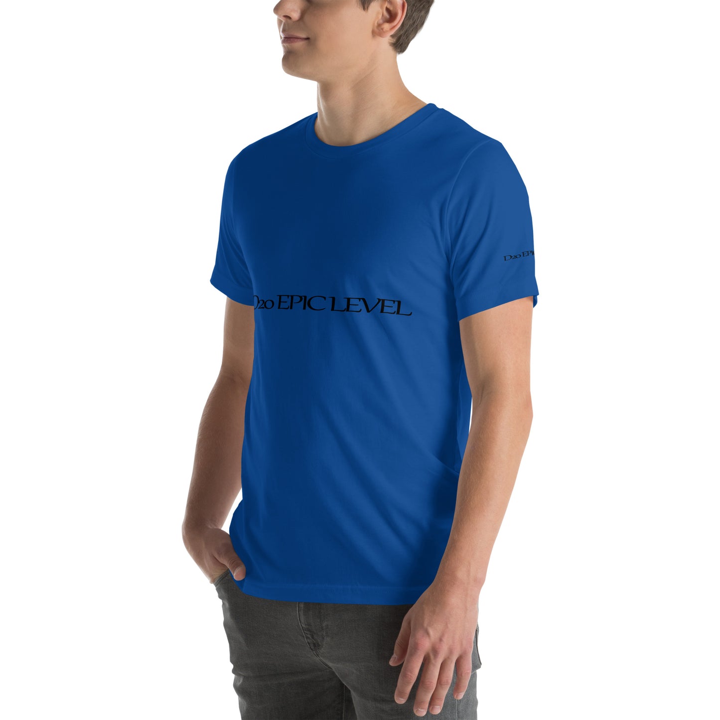 D20 Epic Level Logo Unisex T-shirt