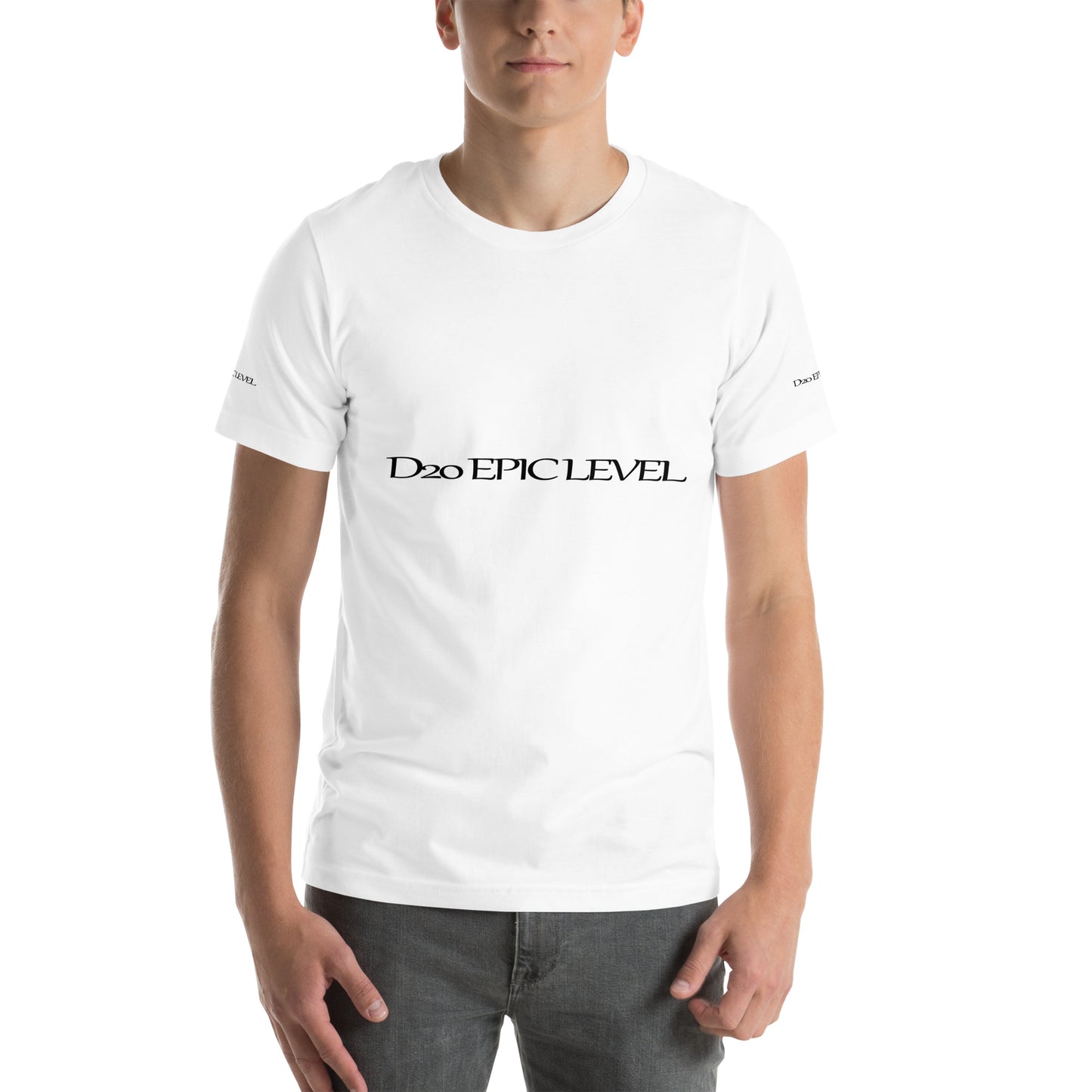 D20 Epic Level Logo Unisex T-shirt