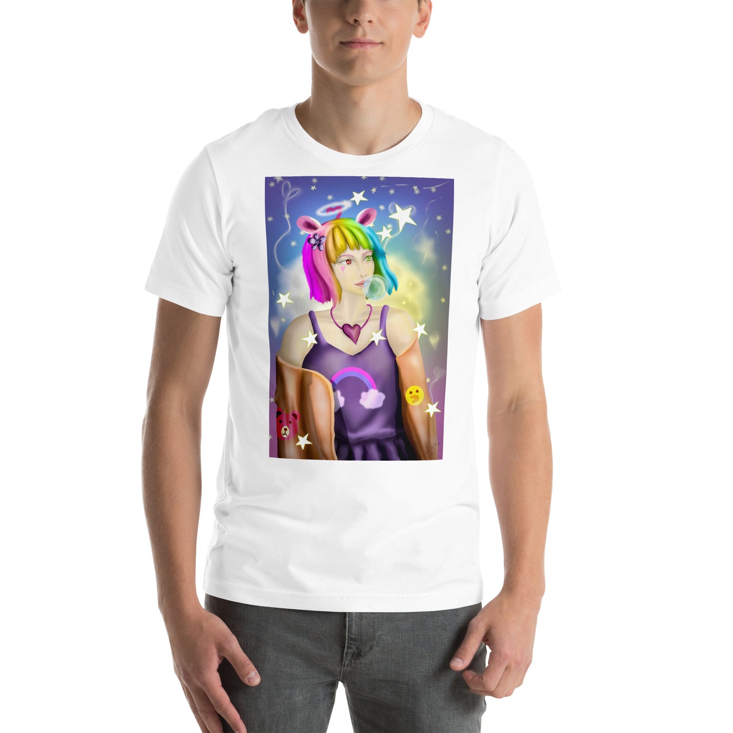 Bunny Bear Character Unisex t-shirt