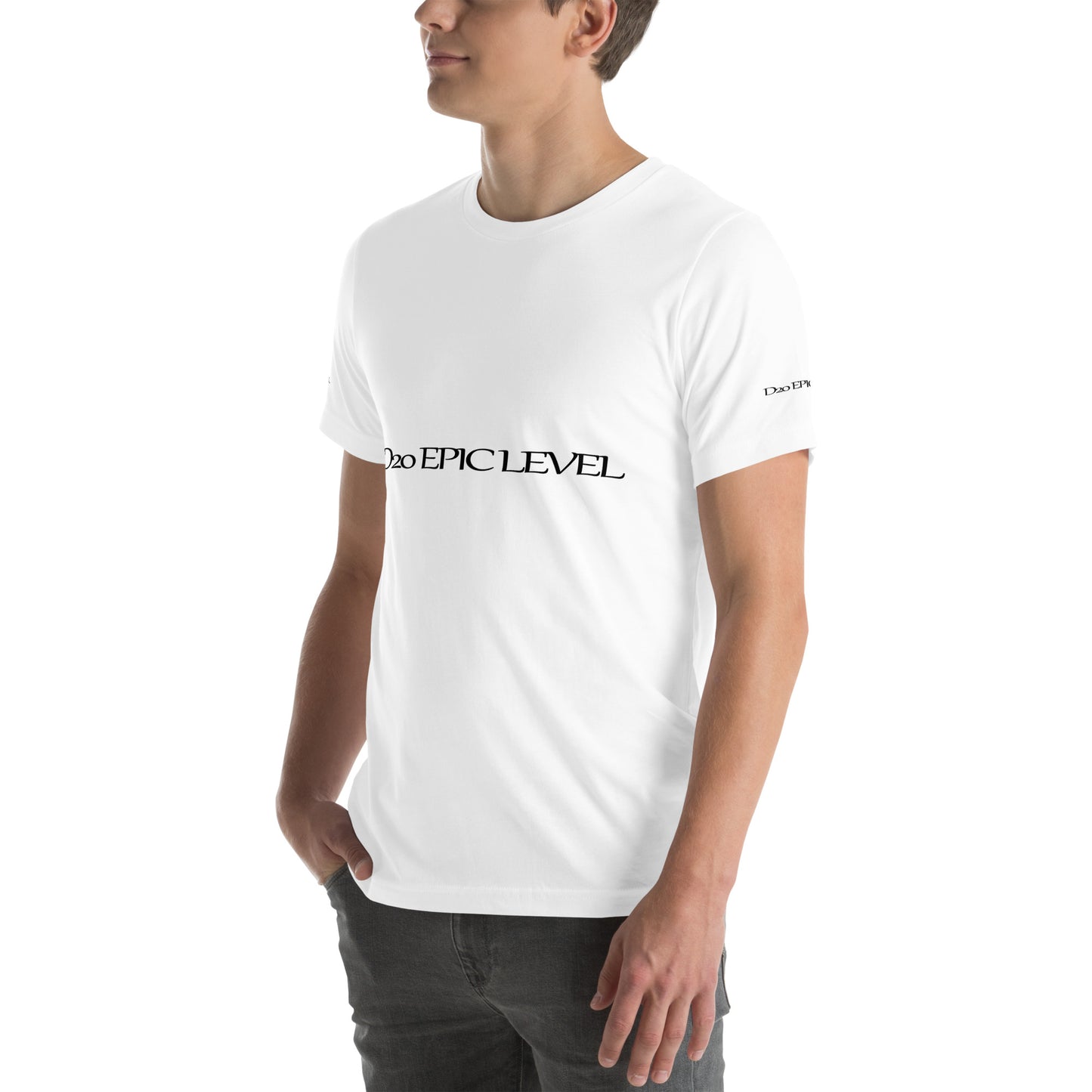 D20 Epic Level Logo Unisex T-shirt