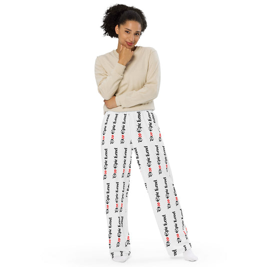 D20 Epic Level All-over print unisex wide-leg pants