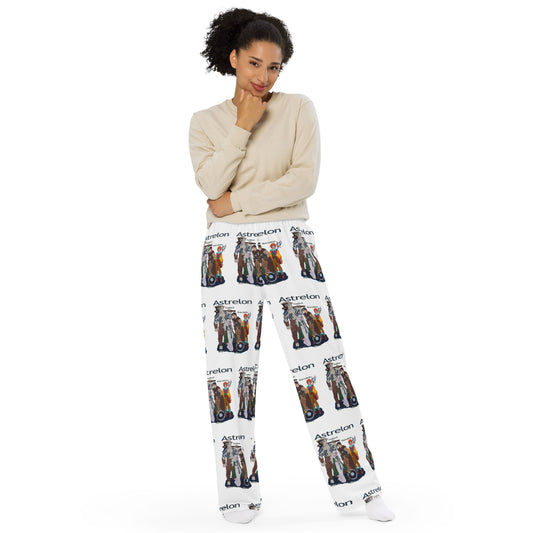 Astrelon Party Figures All-over print unisex wide-leg pants