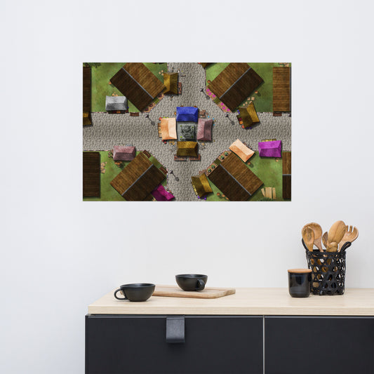 Center Town Market Poster