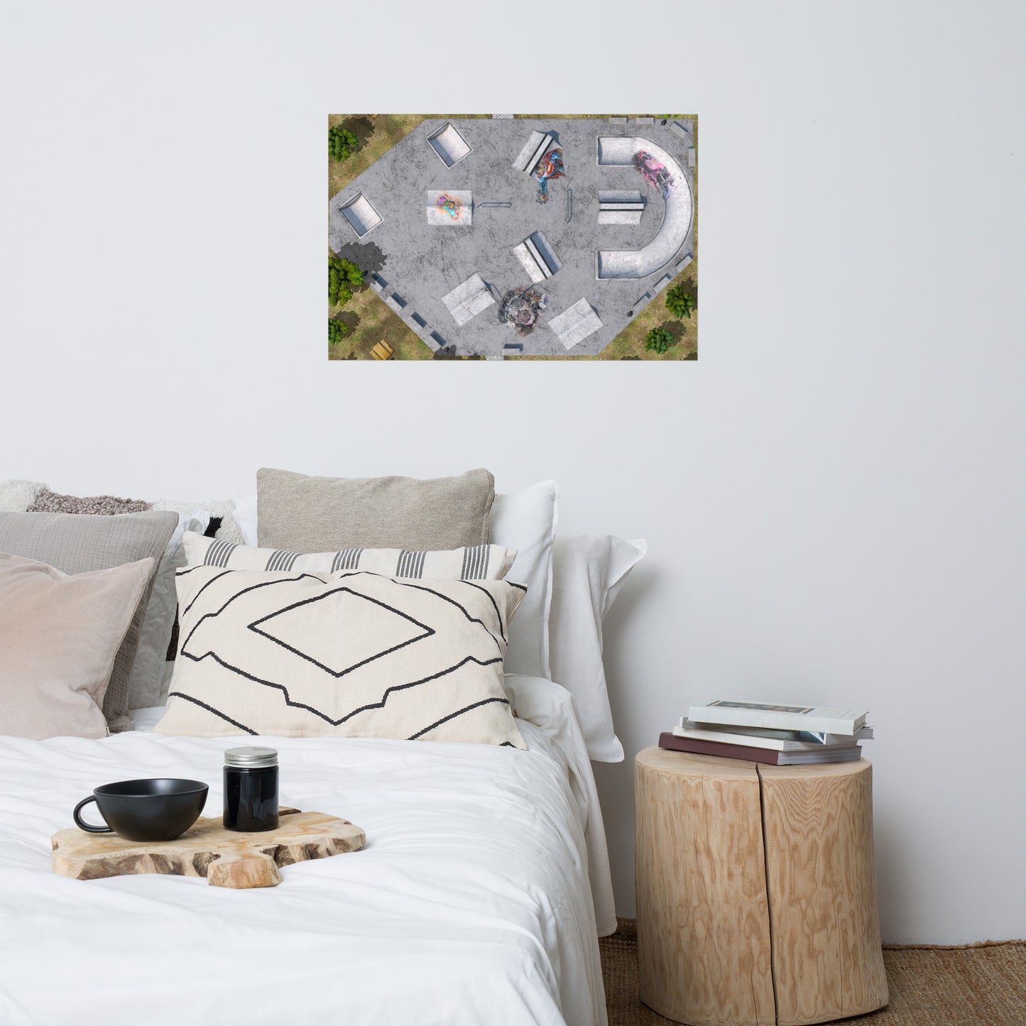 Modern Skate Park Poster