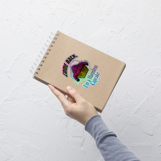 Harmless Cupcake Holographic stickers