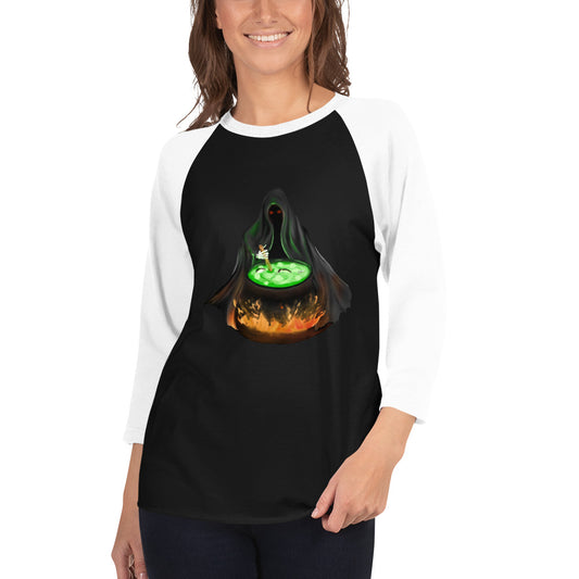 Warlock Reaper 3/4 sleeve raglan shirt
