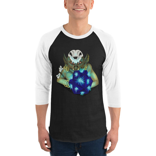Dice Goblin 3/4 sleeve raglan shirt