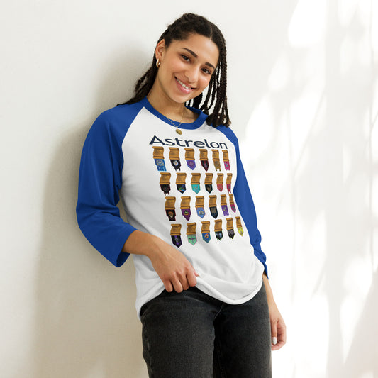 Astrelon Kingdoms 3/4 sleeve raglan shirt