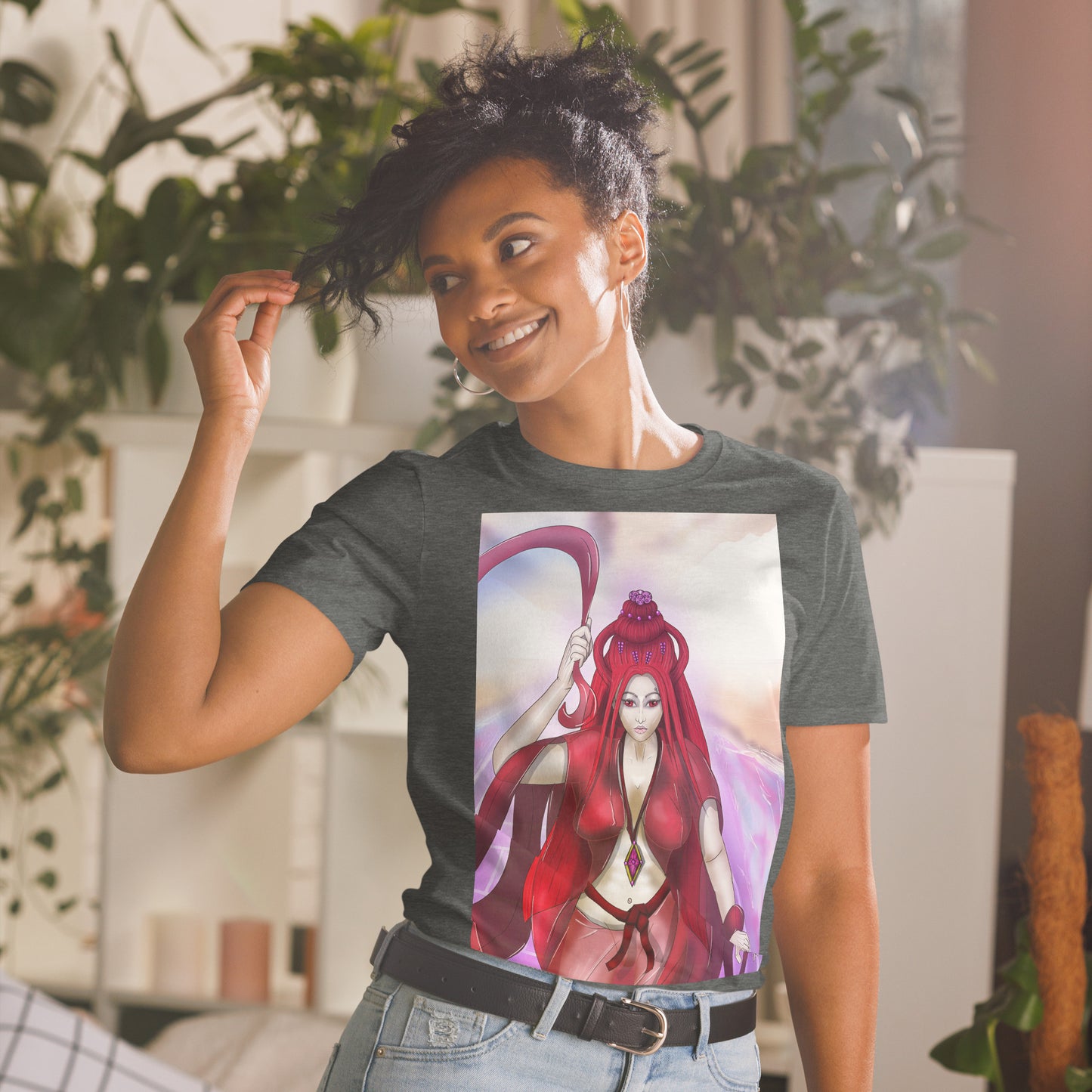 Scarlet Silk Princess Short-Sleeve Unisex T-Shirt