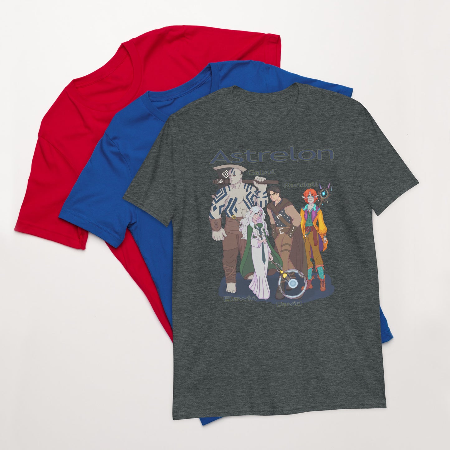 Astrelon Party Figures Short-Sleeve Unisex T-Shirt
