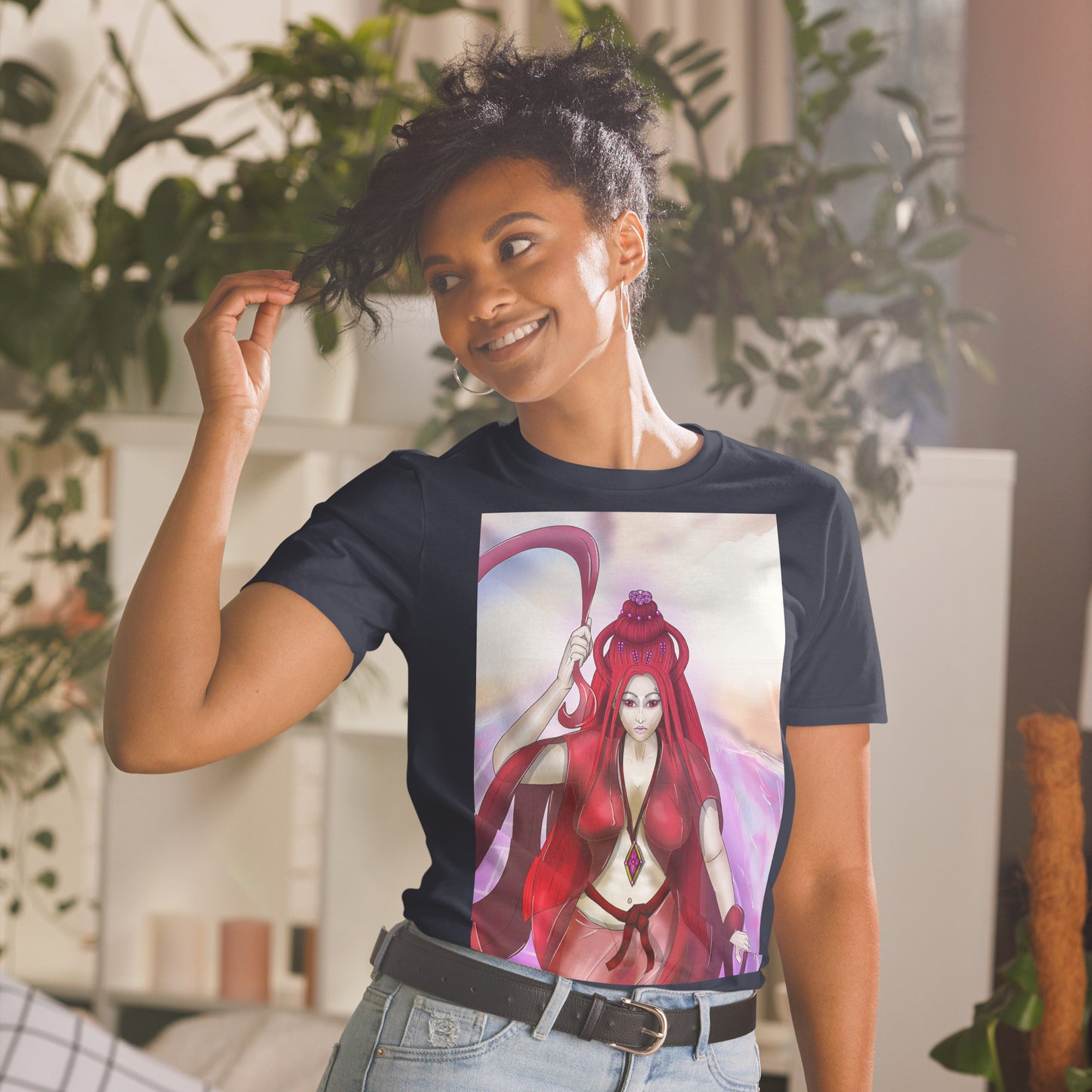 Scarlet Silk Princess Short-Sleeve Unisex T-Shirt