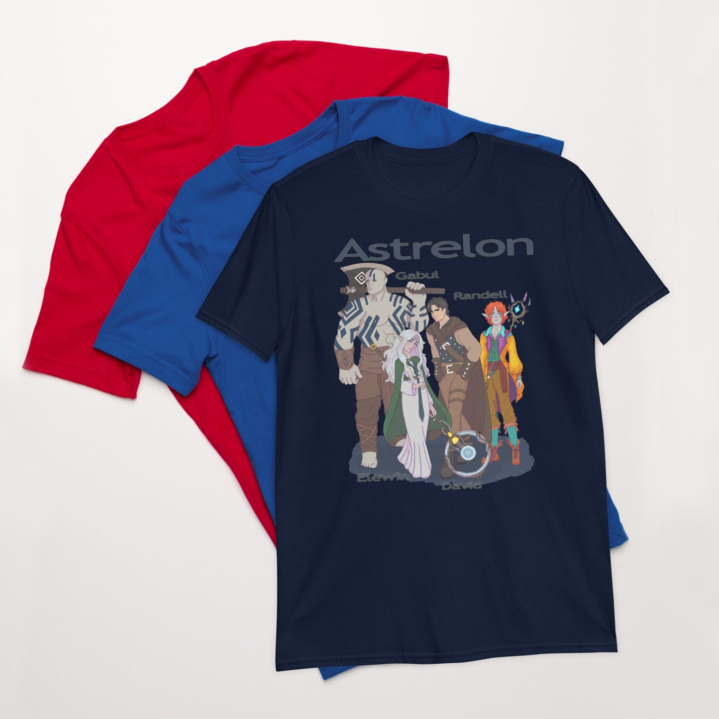 Astrelon Party Figures Short-Sleeve Unisex T-Shirt