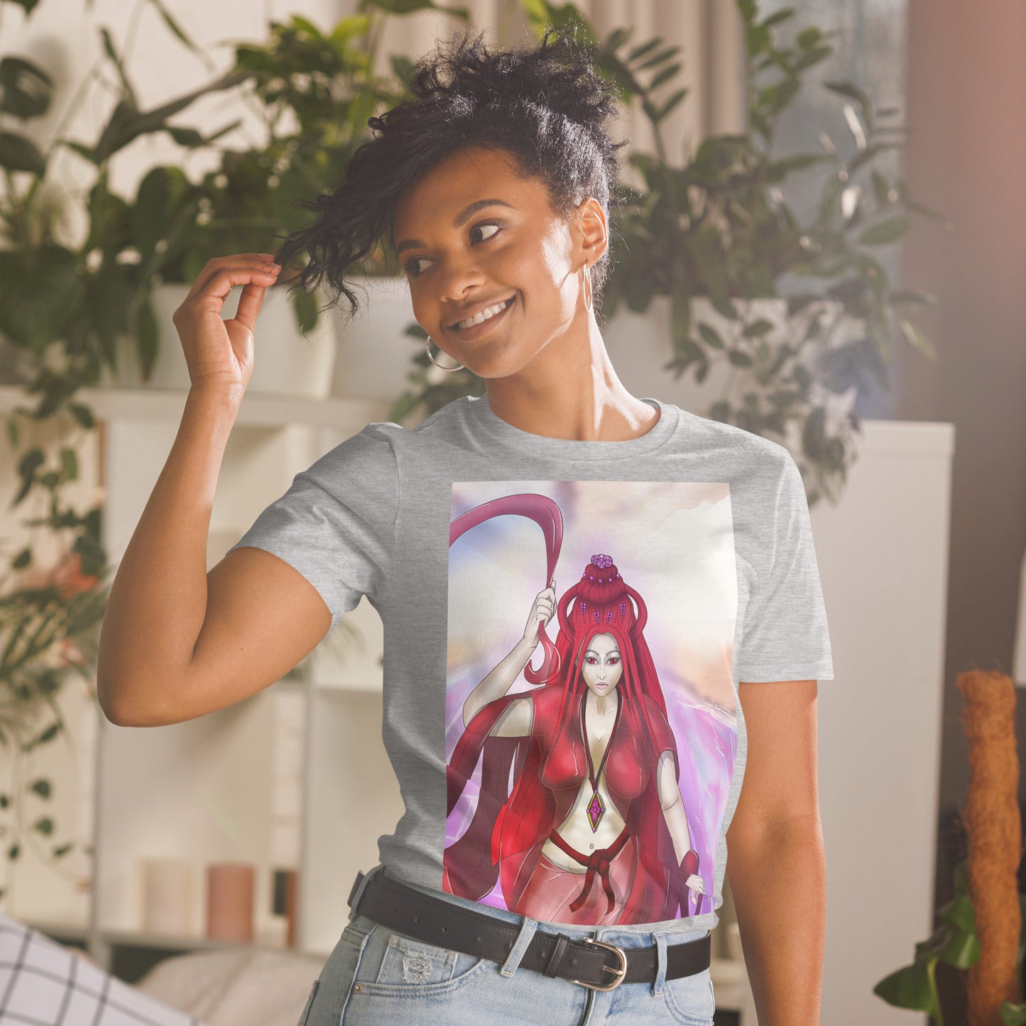 Scarlet Silk Princess Short-Sleeve Unisex T-Shirt