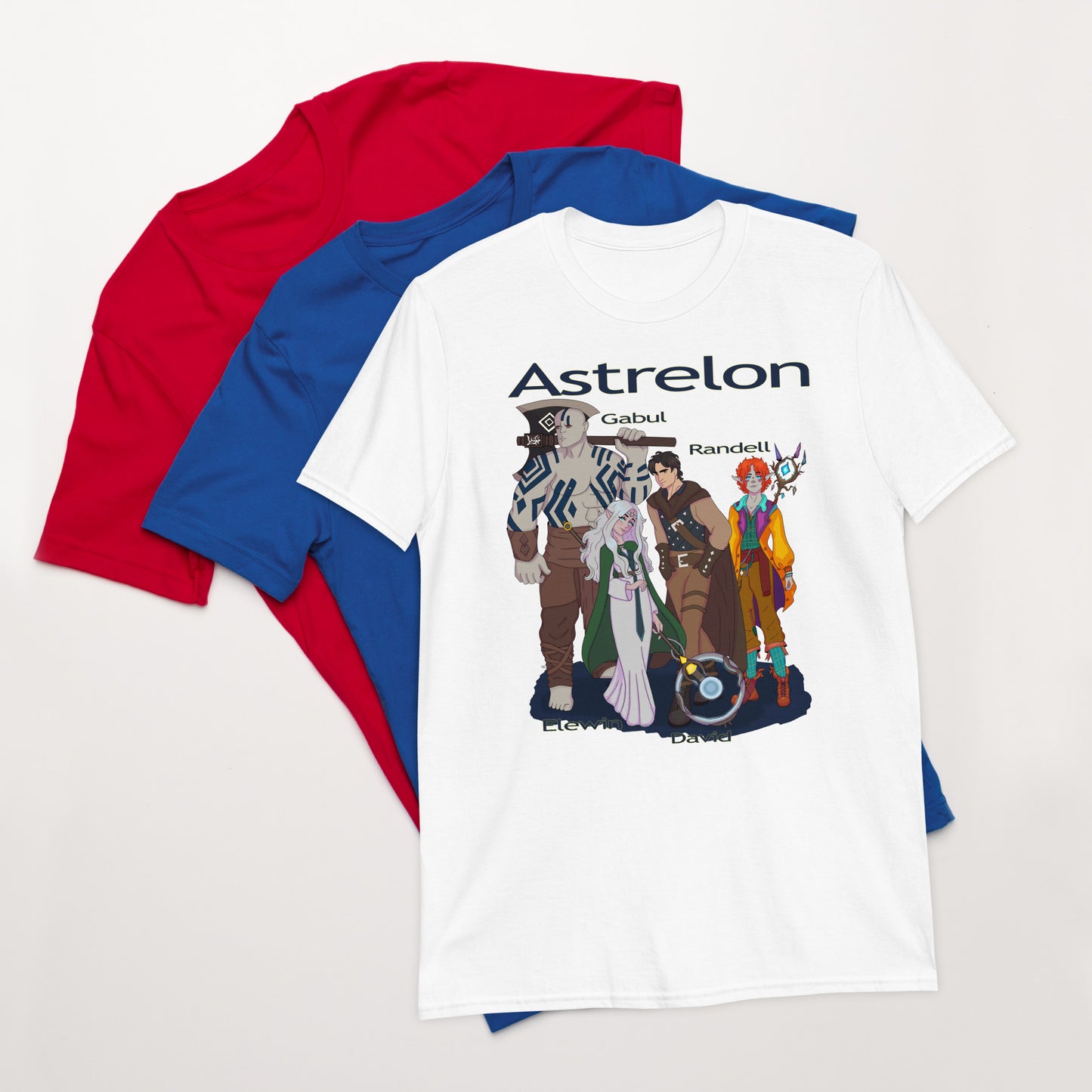 Astrelon Party Figures Short-Sleeve Unisex T-Shirt