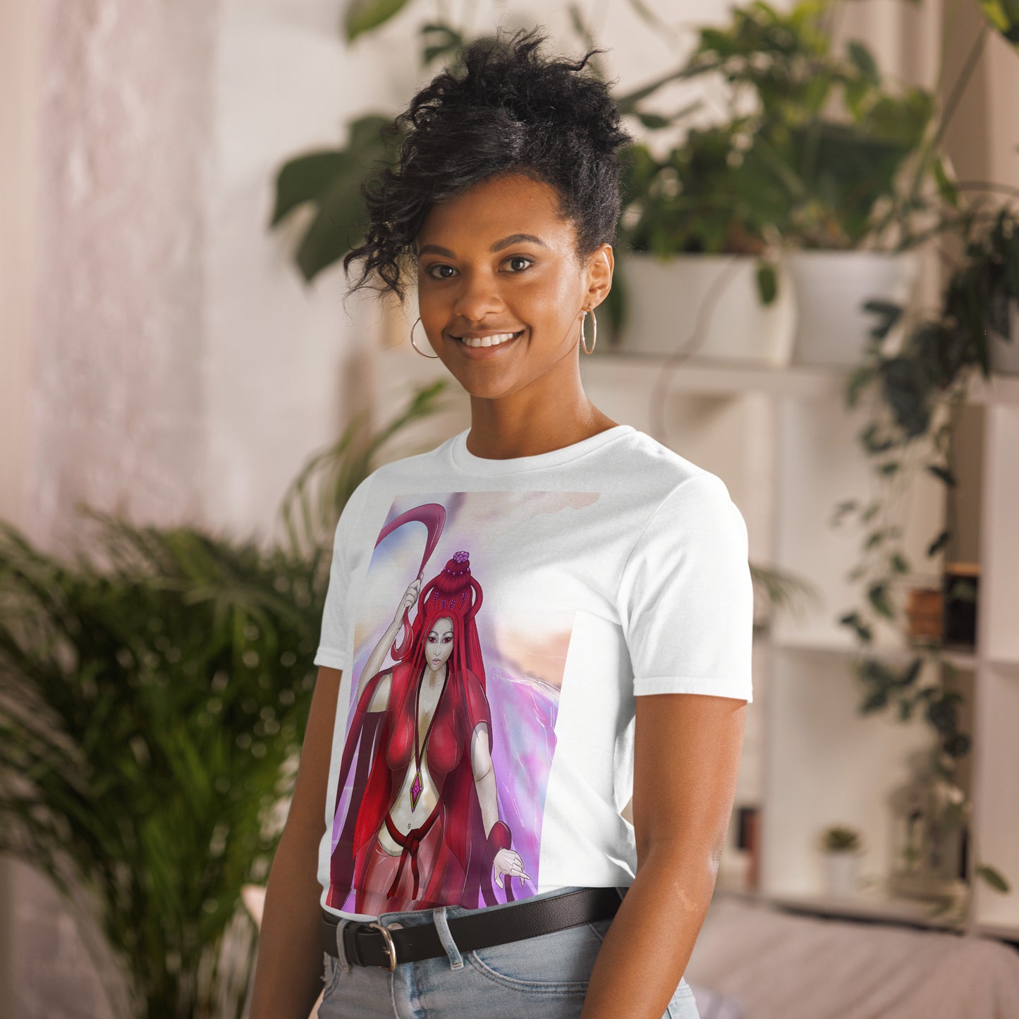 Scarlet Silk Princess Short-Sleeve Unisex T-Shirt