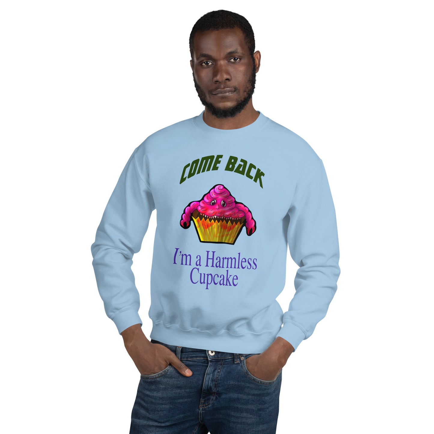 Harmless Cupcake Unisex Sweatshirt