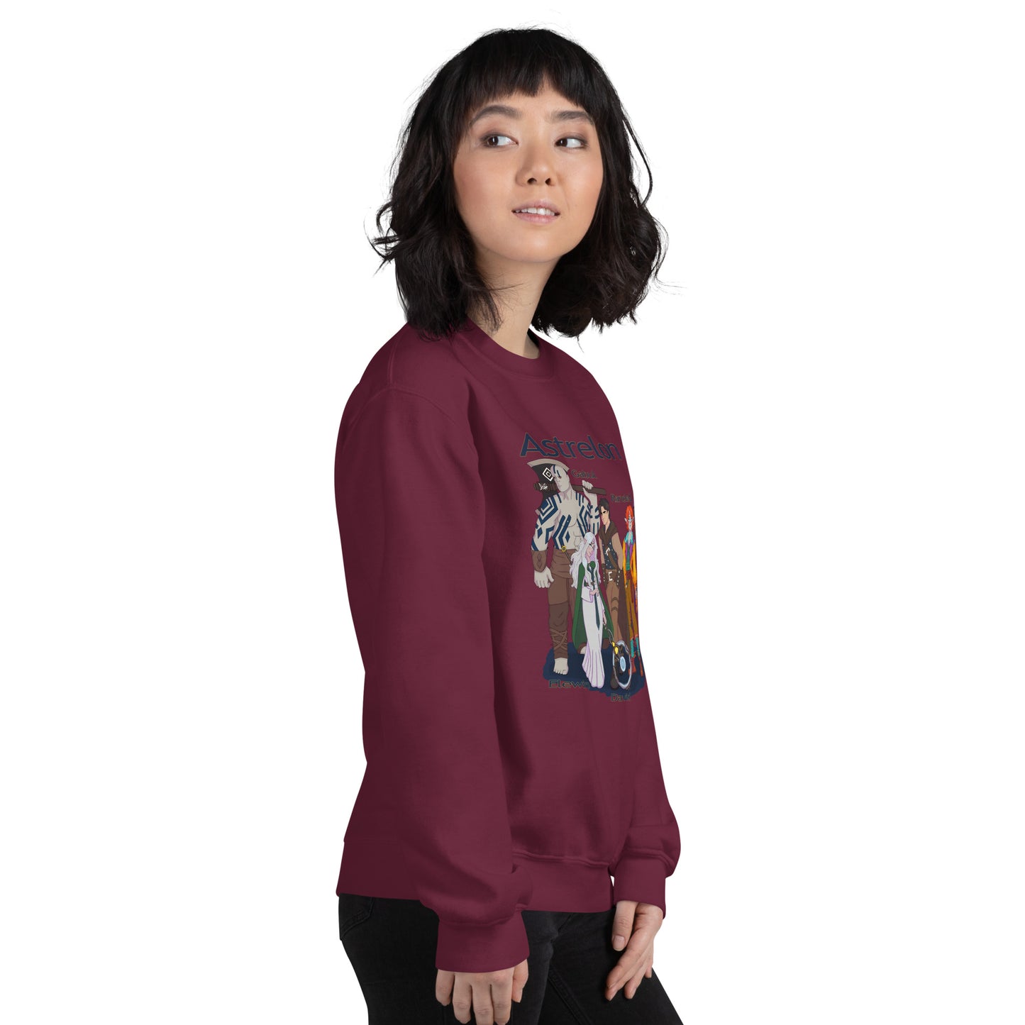 Astrelon Party Figures Unisex Sweatshirt