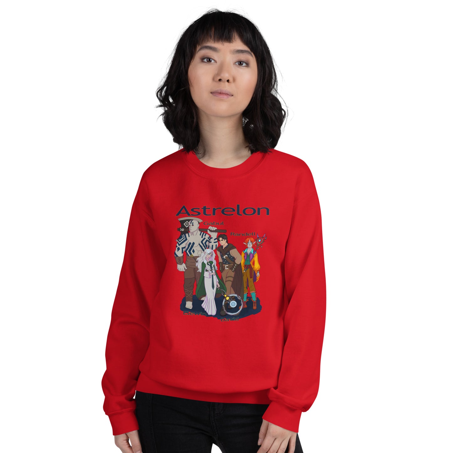 Astrelon Party Figures Unisex Sweatshirt