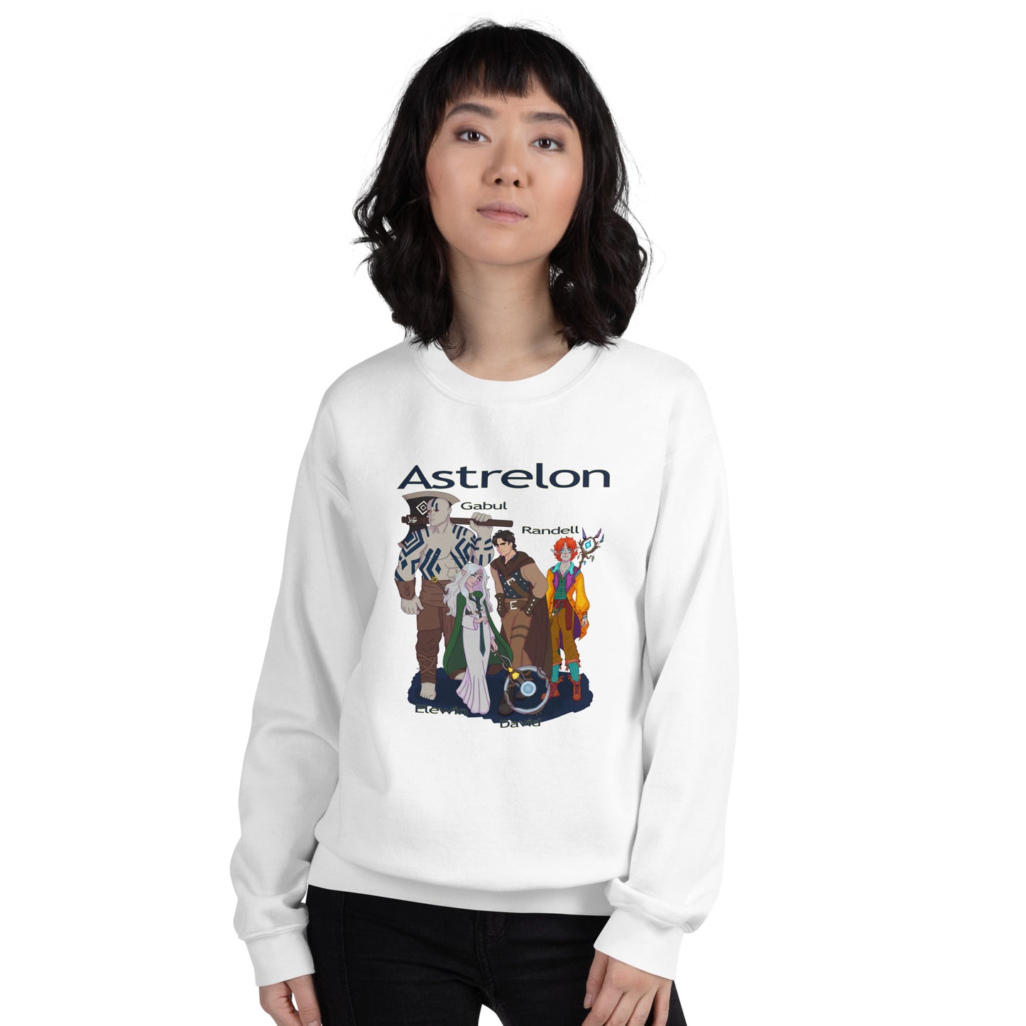 Astrelon Party Figures Unisex Sweatshirt
