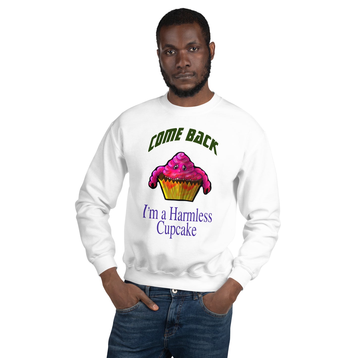 Harmless Cupcake Unisex Sweatshirt