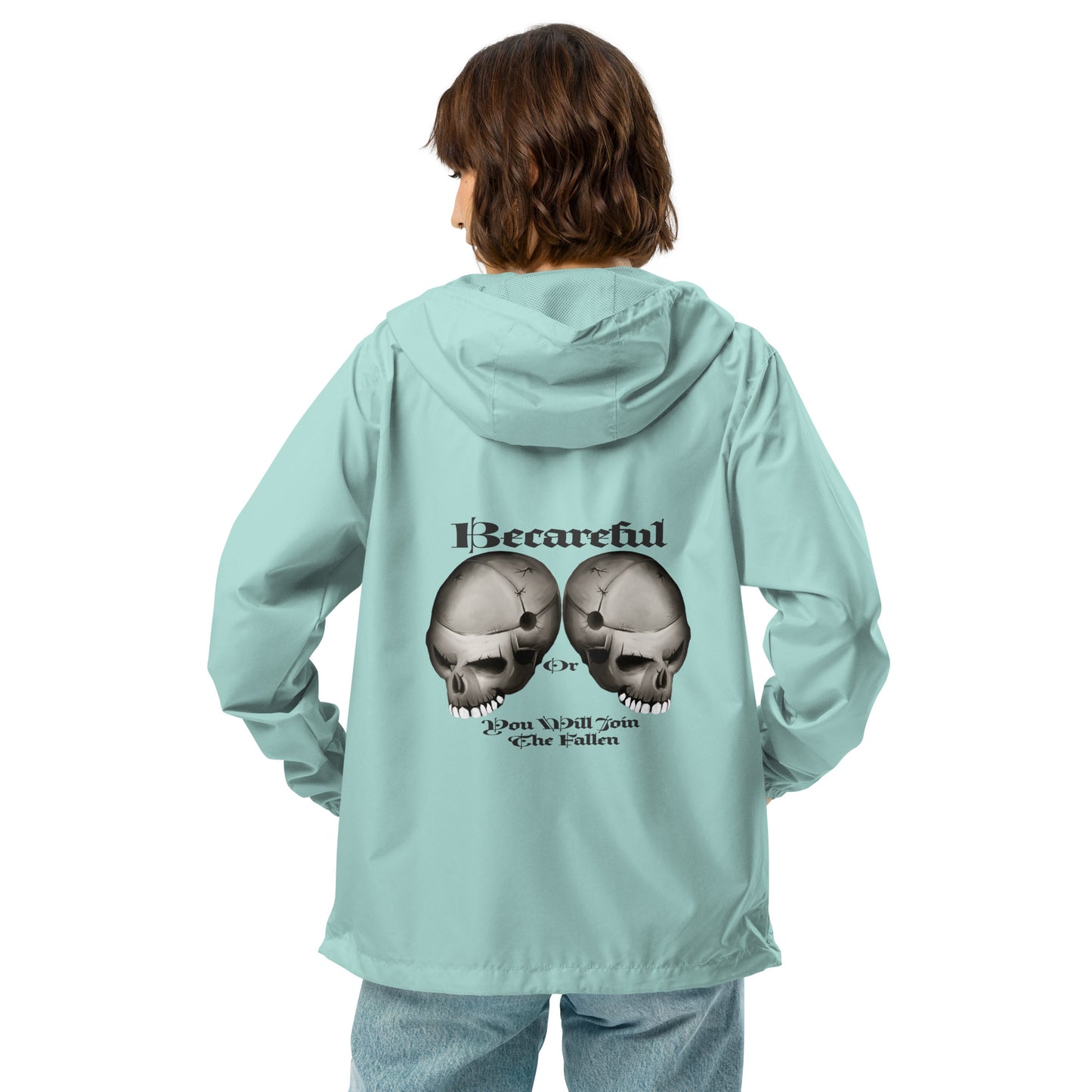 The Fallen Unisex lightweight zip up windbreaker