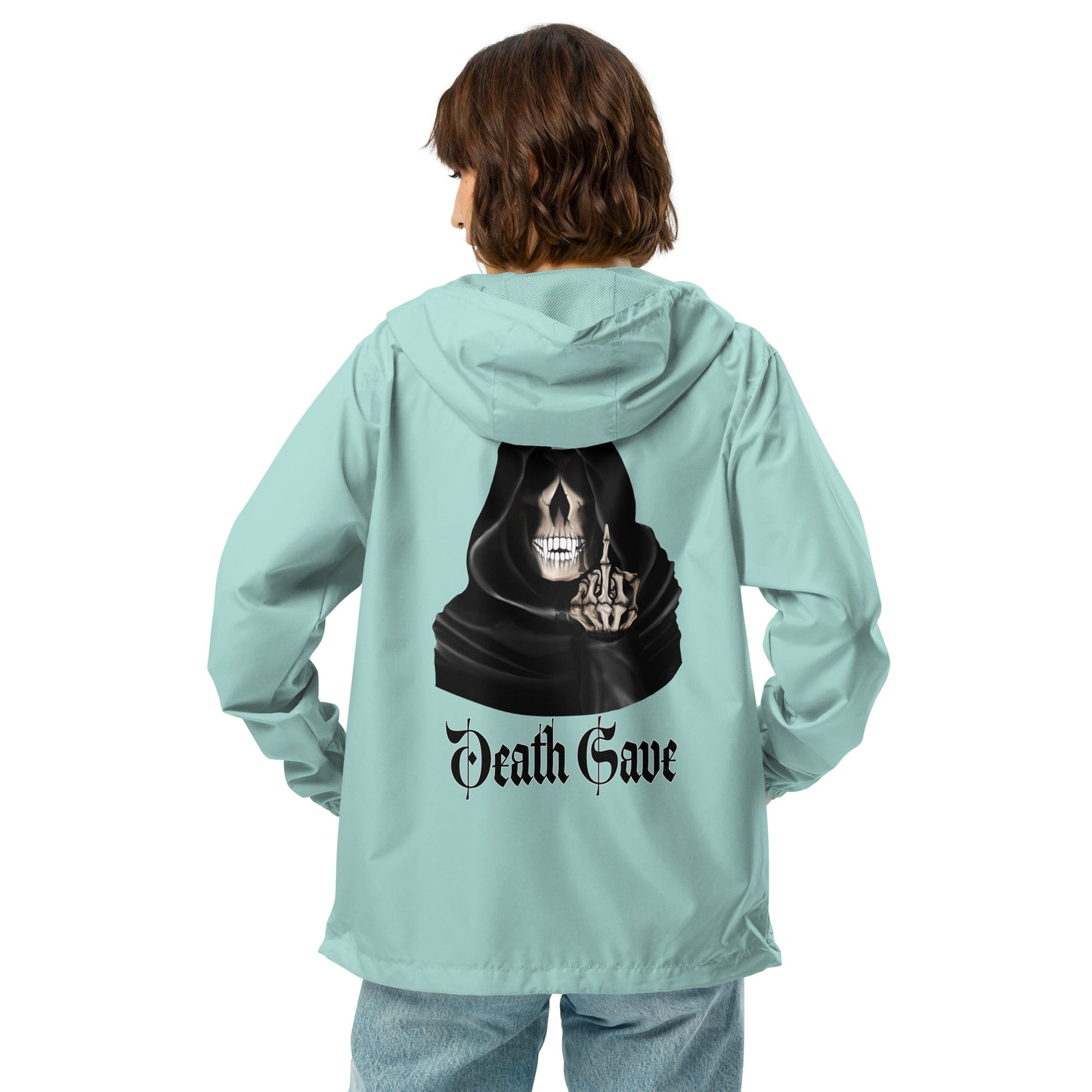 Fuck You Death Save Unisex lightweight zip up windbreaker
