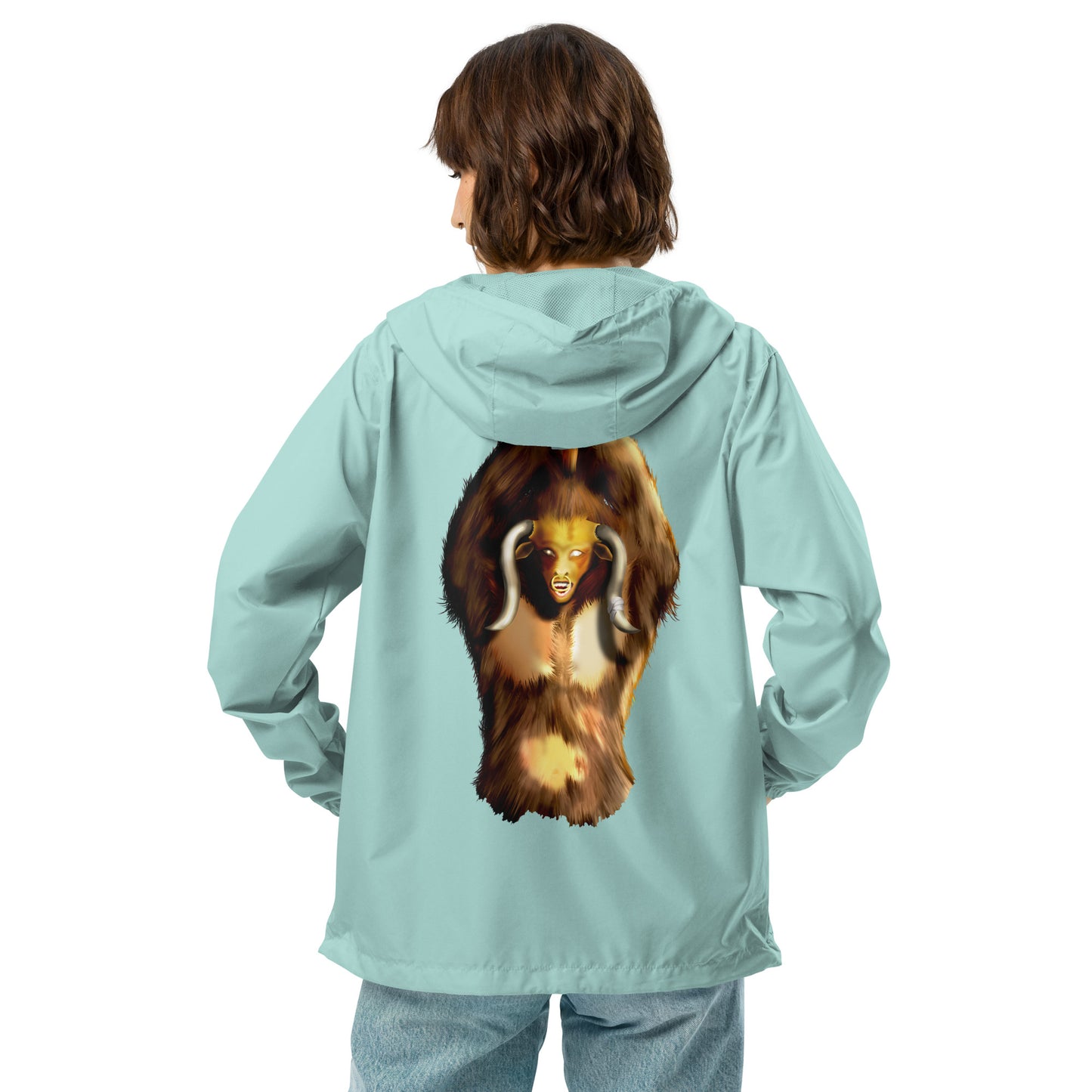 Raging Minotaur Unisex lightweight zip up windbreaker