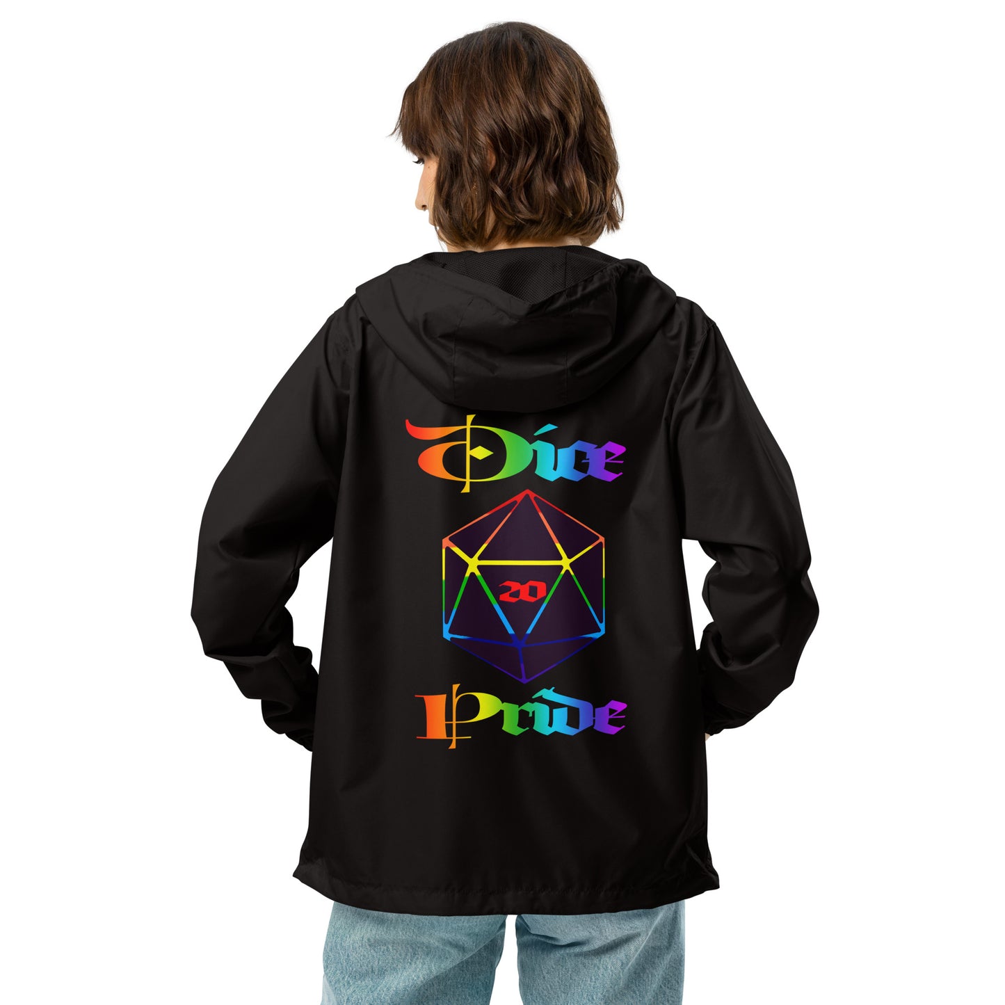 Dice Pride Unisex lightweight zip up windbreaker