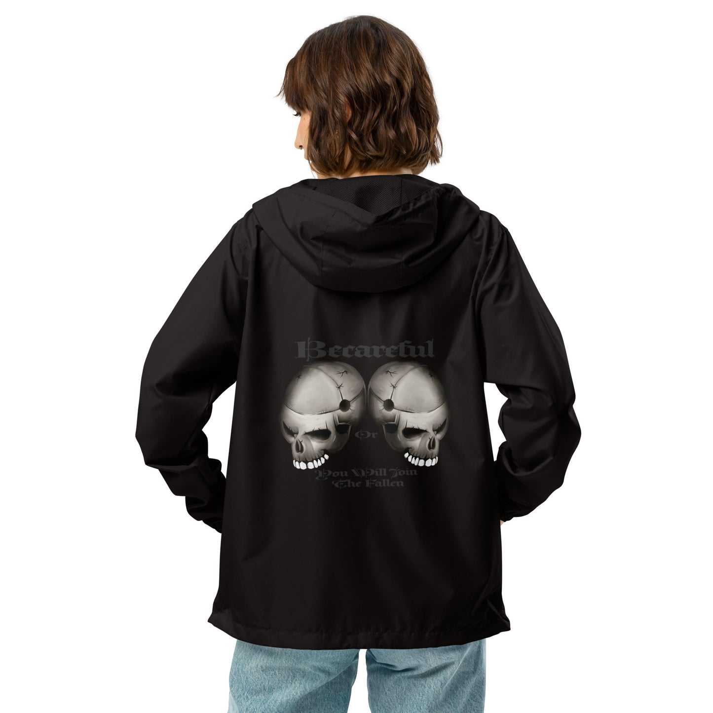 The Fallen Unisex lightweight zip up windbreaker