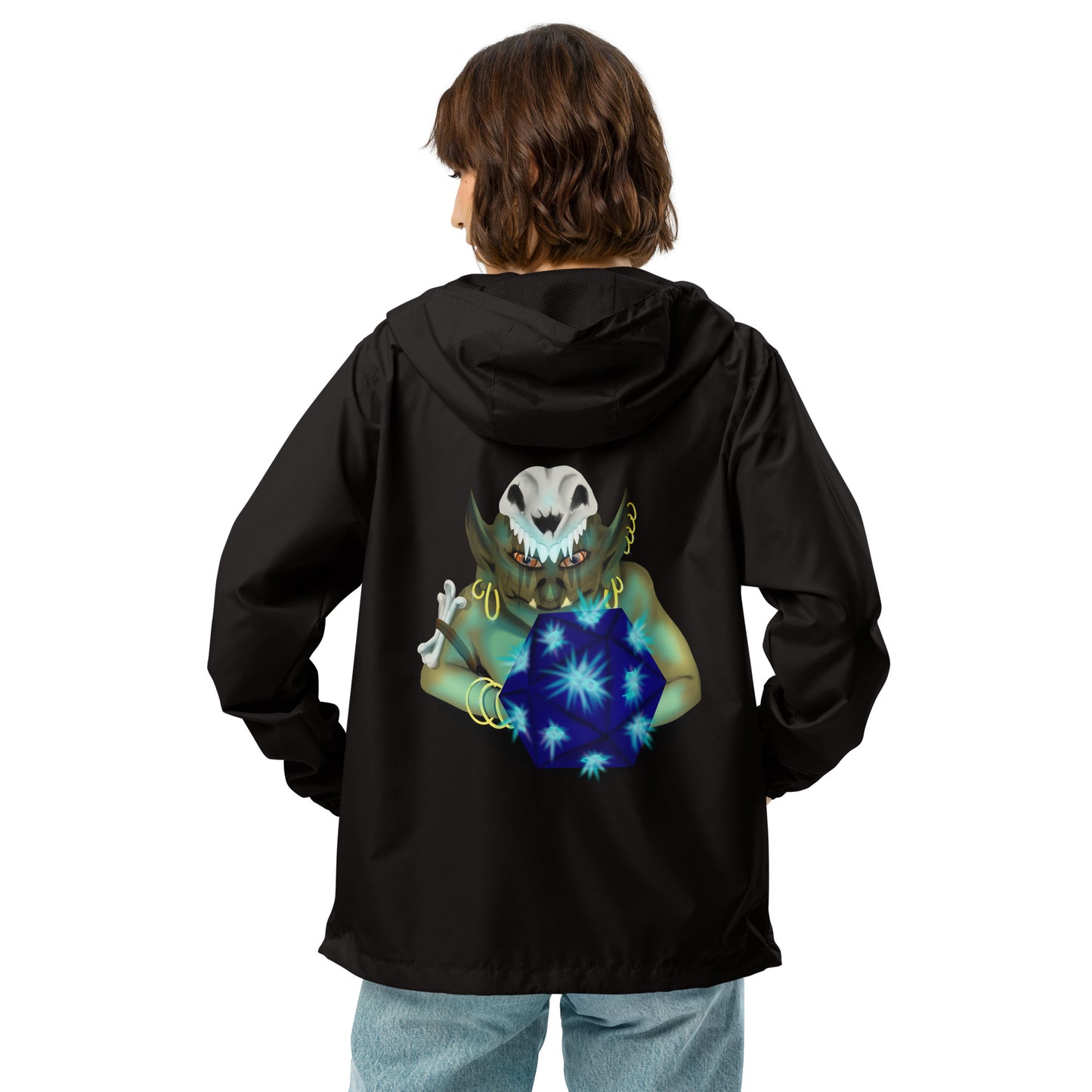 Dice Goblin Unisex lightweight zip up windbreaker