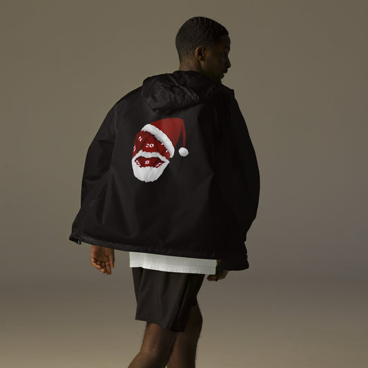 D20 Santa Naturally Unisex lightweight zip up windbreaker