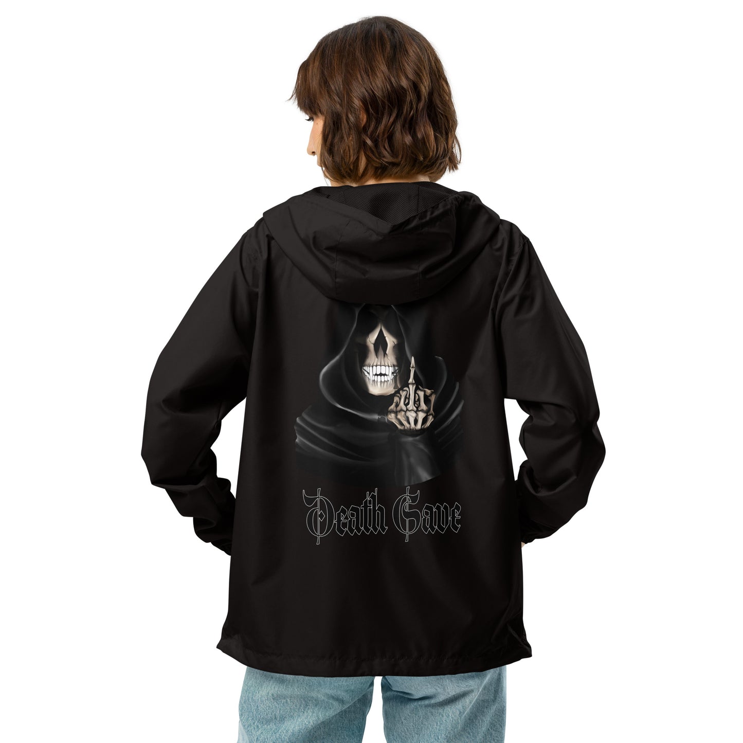 Fuck You Death Save Unisex lightweight zip up windbreaker