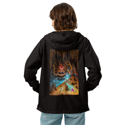 Beholder Party Fight Unisex lightweight zip up windbreaker