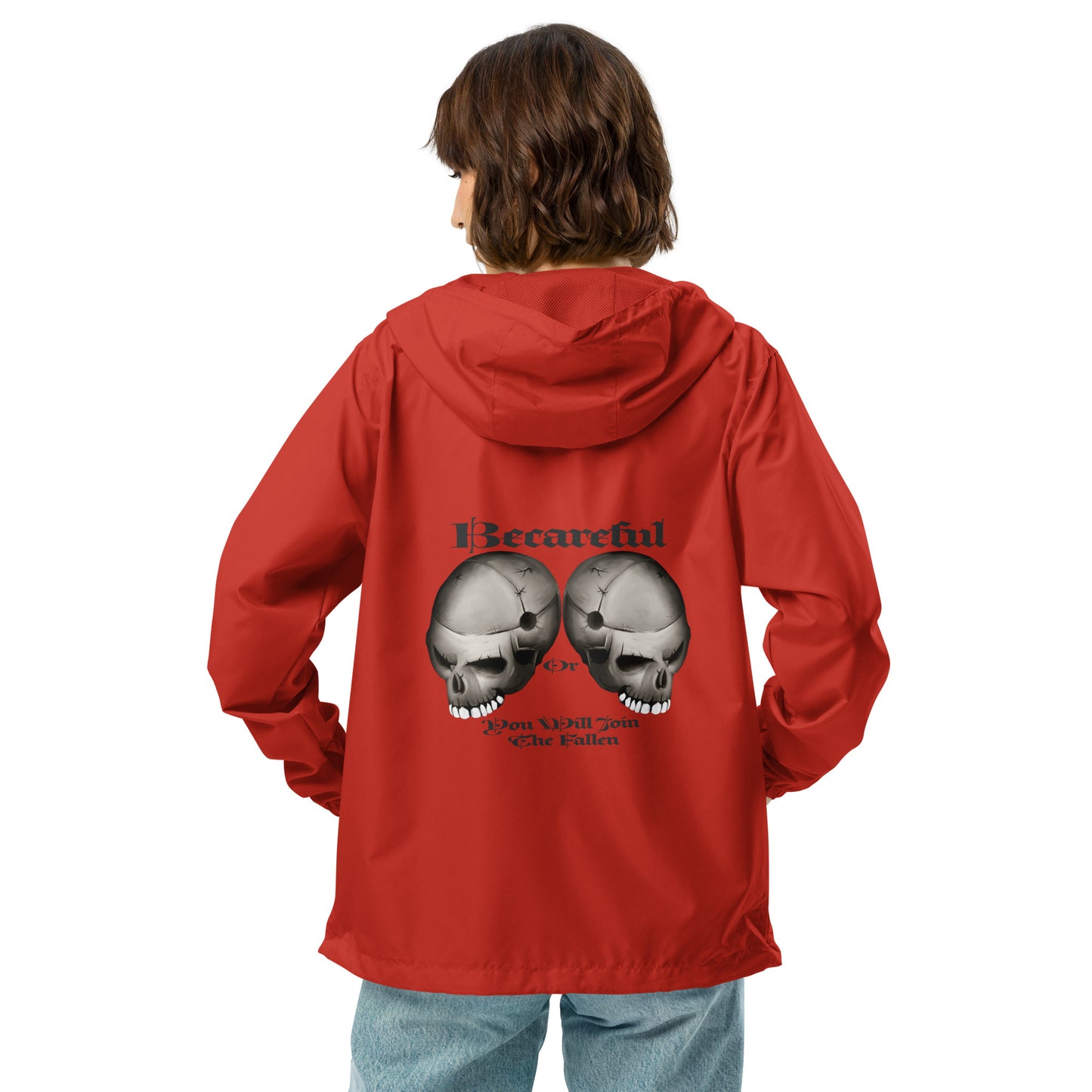The Fallen Unisex lightweight zip up windbreaker