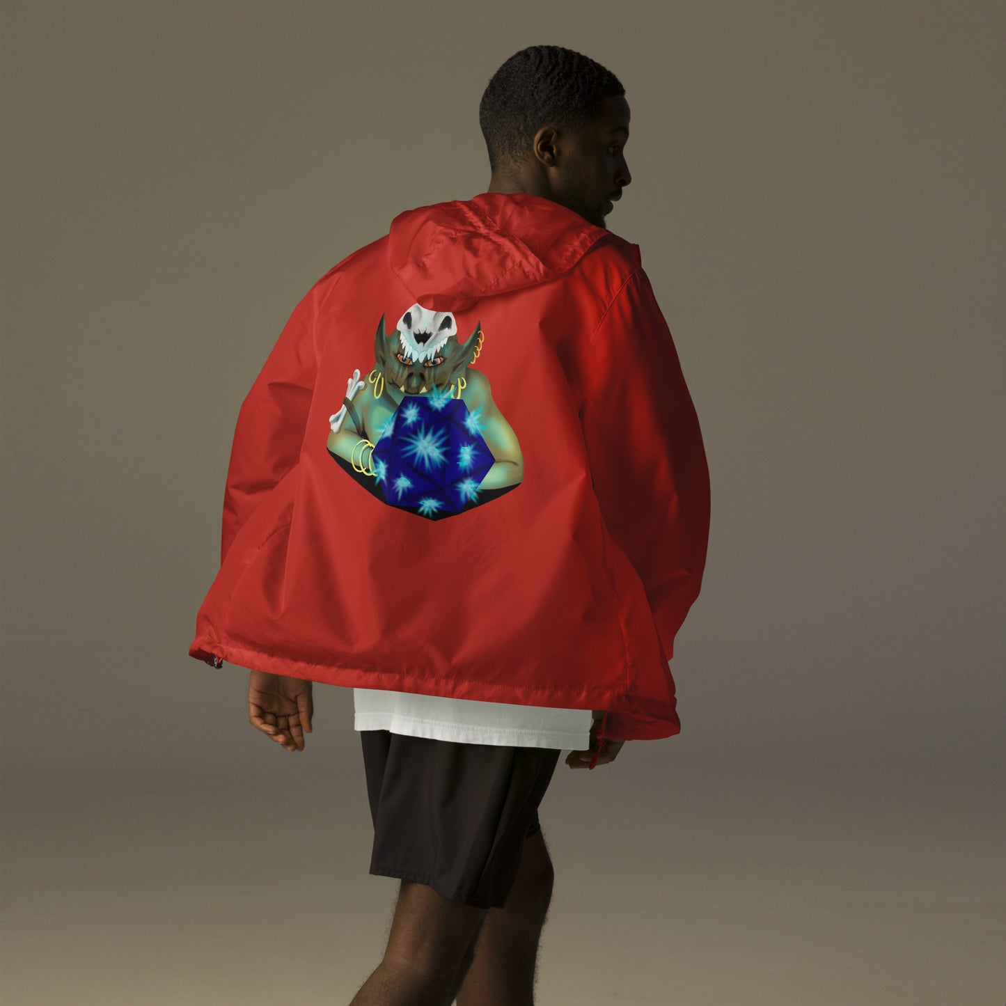 Dice Goblin Unisex lightweight zip up windbreaker