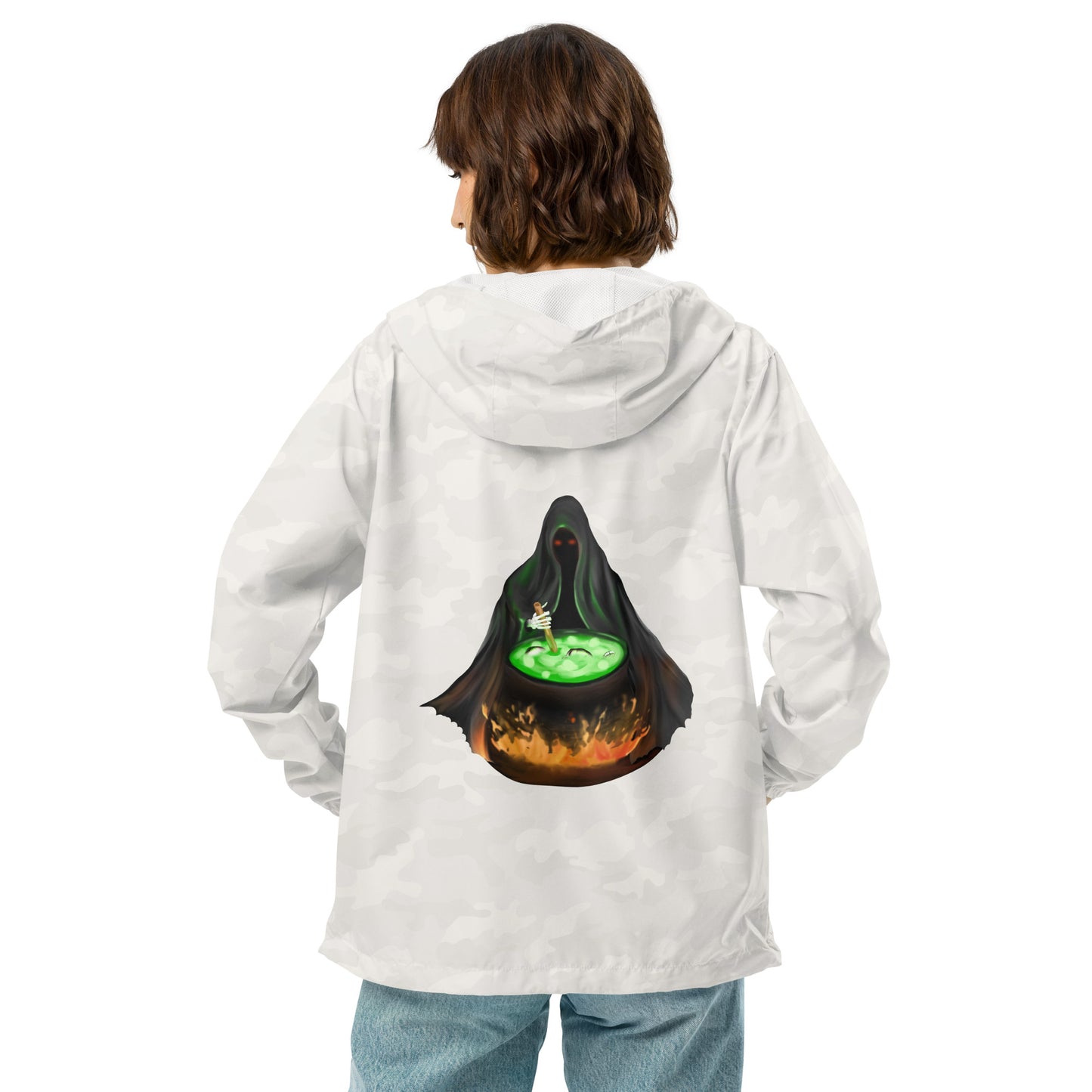 Warlock Reaper Unisex lightweight zip up windbreaker