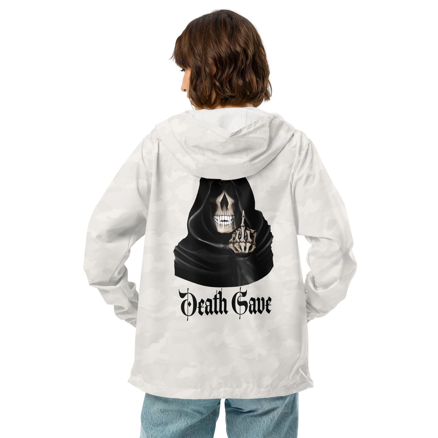 Fuck You Death Save Unisex lightweight zip up windbreaker