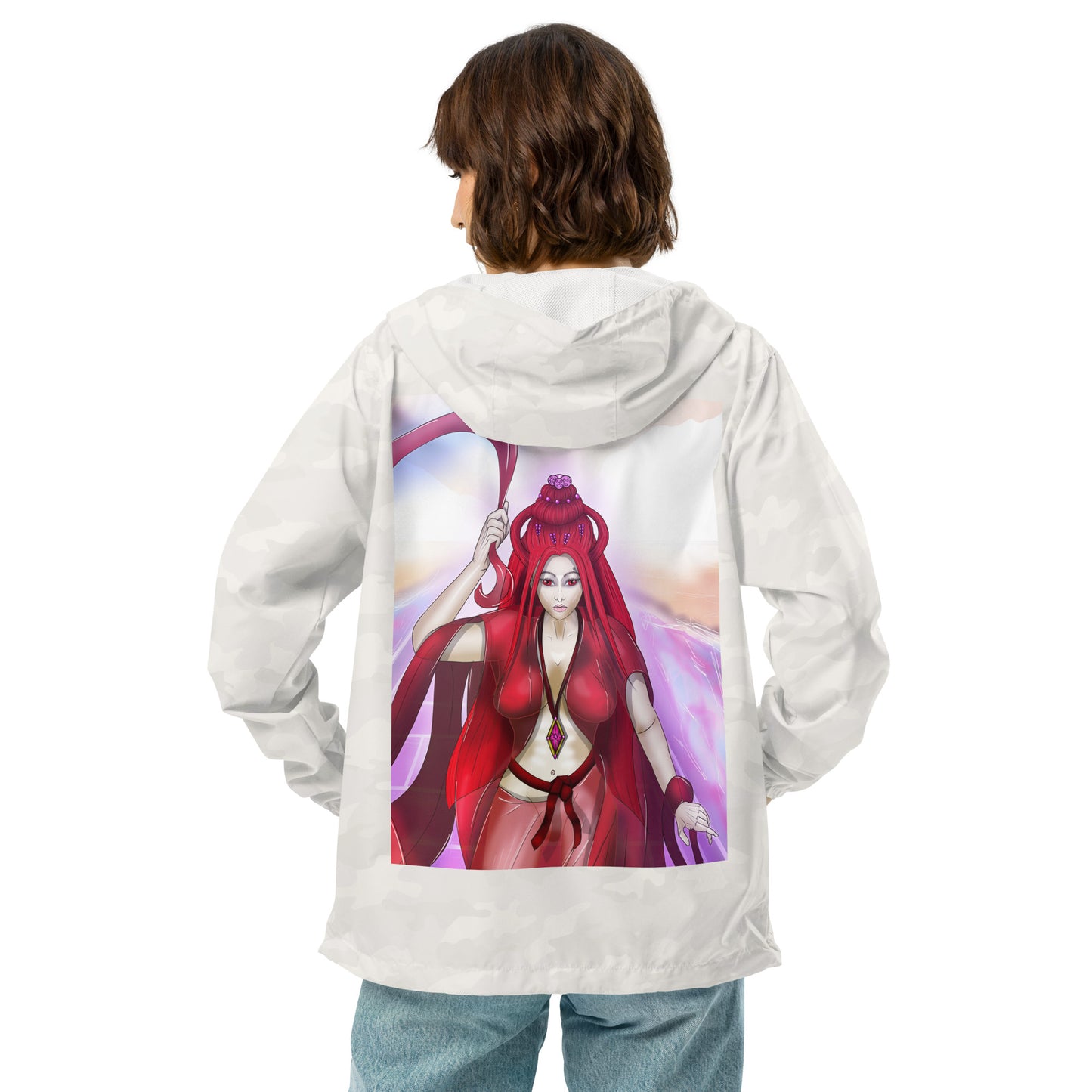 Scarlet Silk Princess Unisex lightweight zip up windbreaker