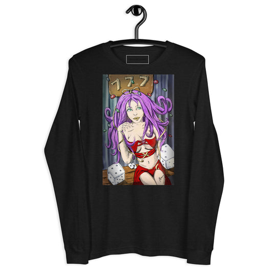 Gambling Girl (lucky) Unisex Long Sleeve Tee