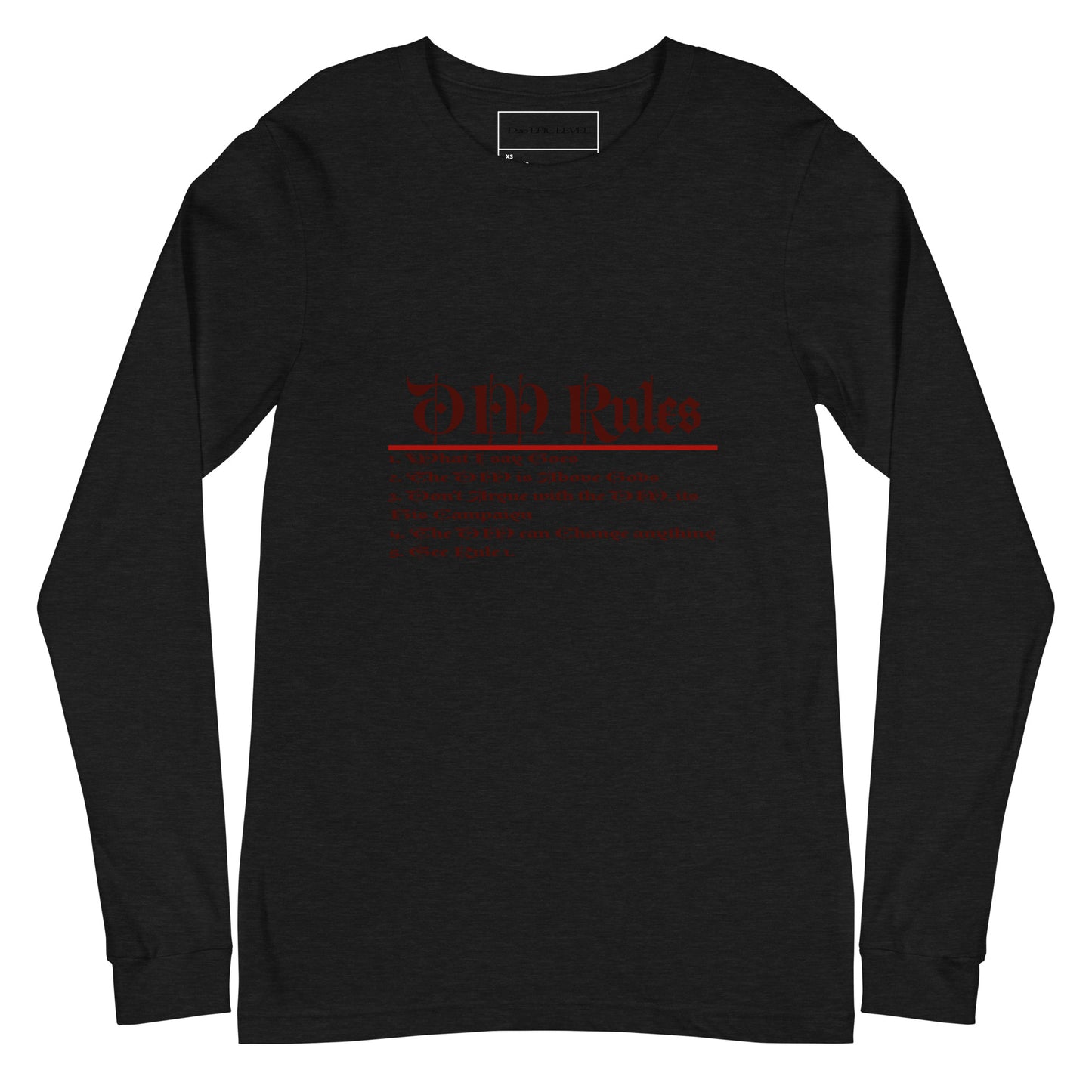 DM Rules Unisex Long Sleeve Tee