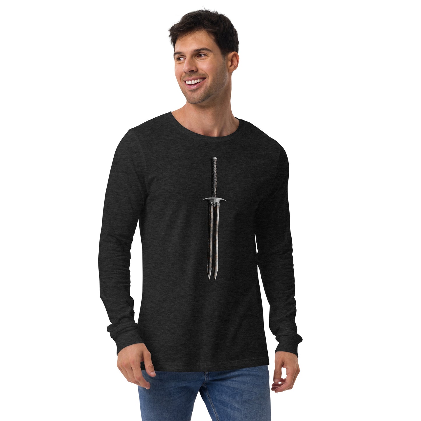 Double Blade Greatsword Unisex Long Sleeve Tee