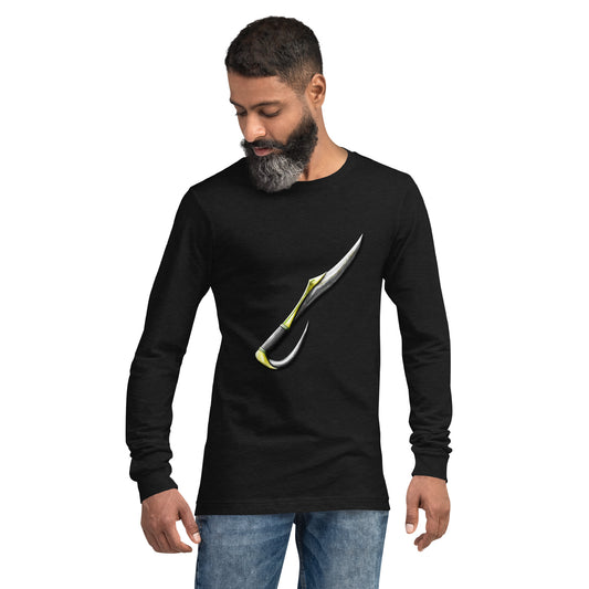 Golden Elven Shortsword Unisex Long Sleeve Tee