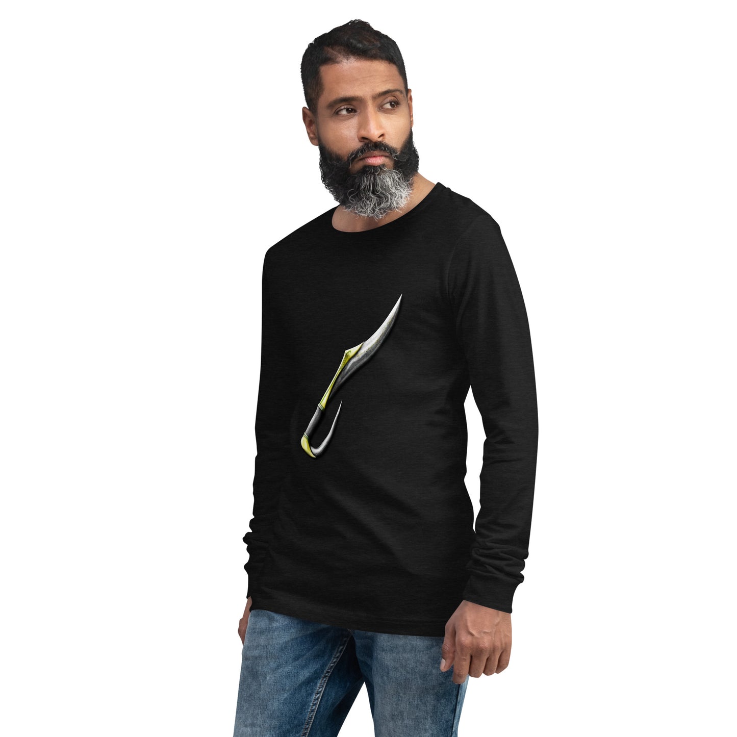 Golden Elven Shortsword Unisex Long Sleeve Tee